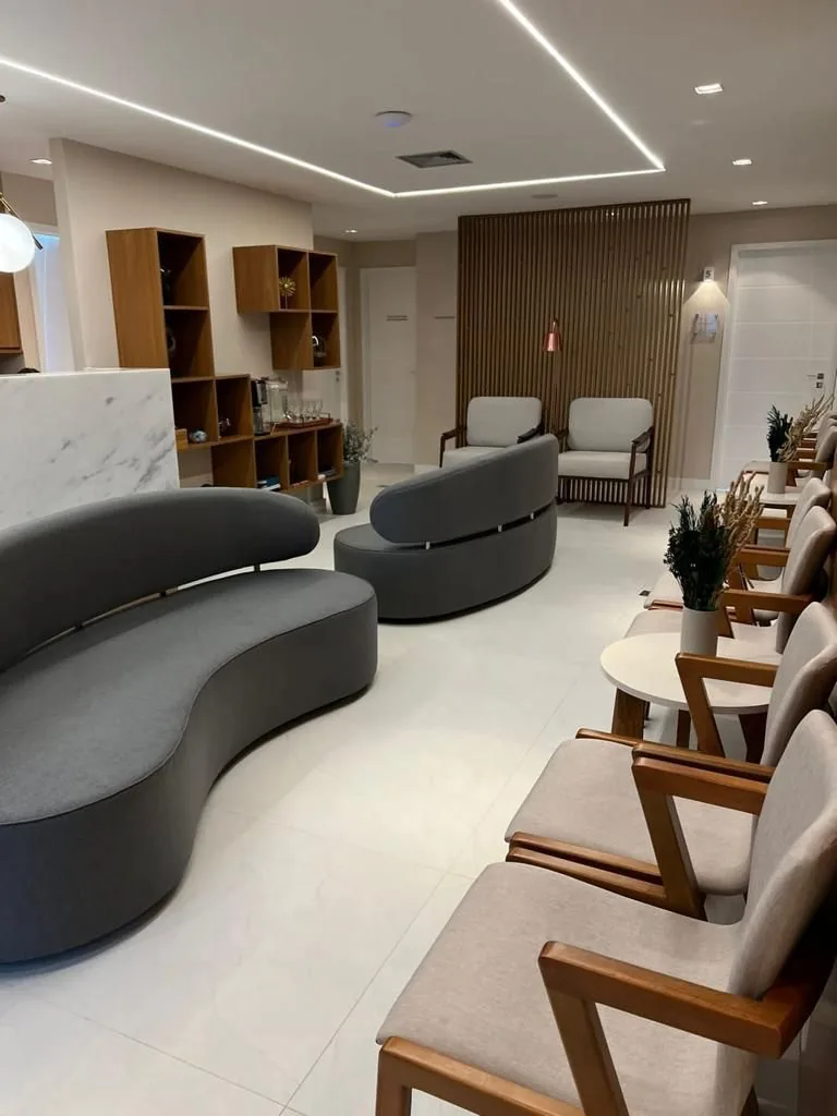 Sala de espera do consultório